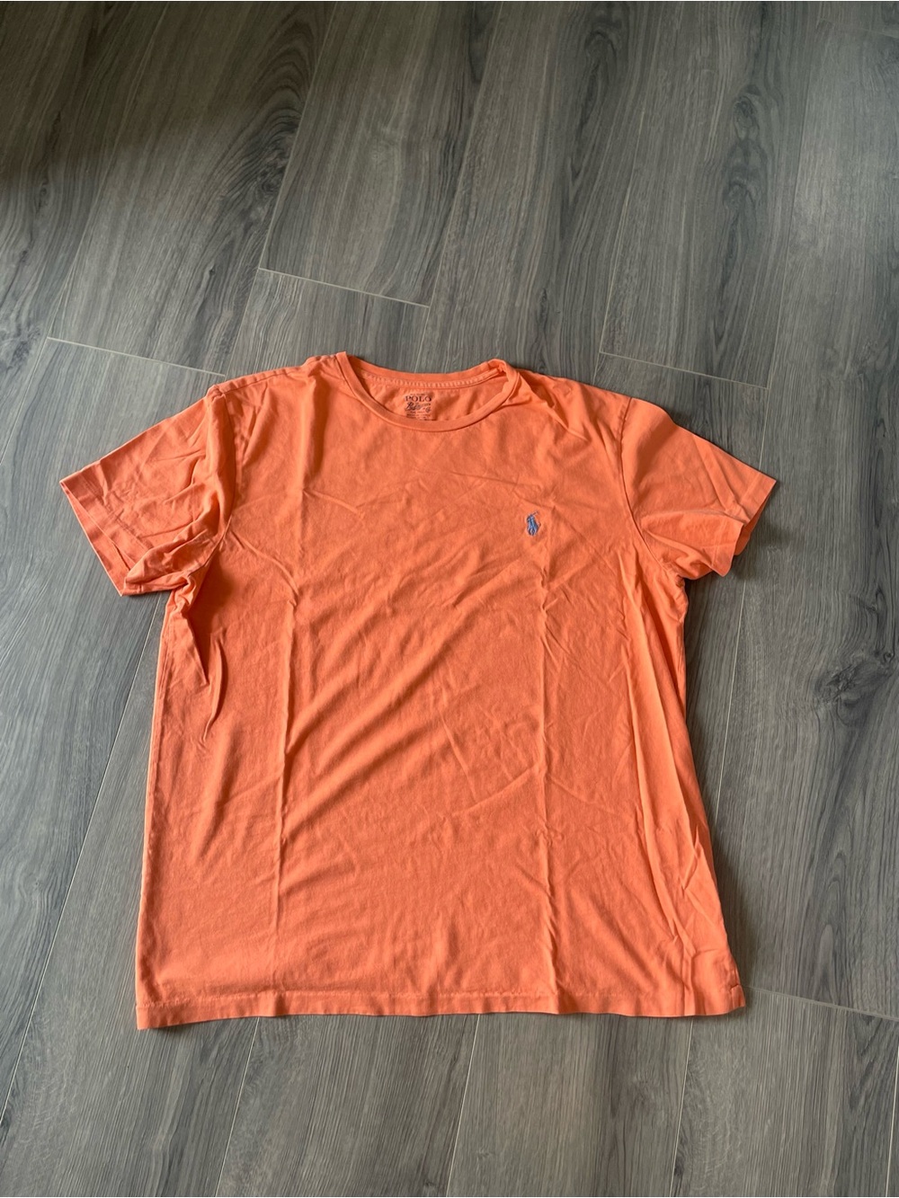 Polo Ralph Lauren orange cotton t-shirt men’s size Large L